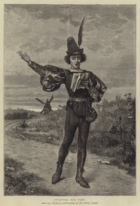 Osaansa opiskelemassa tekijältä Marie Francois Firmin Girard